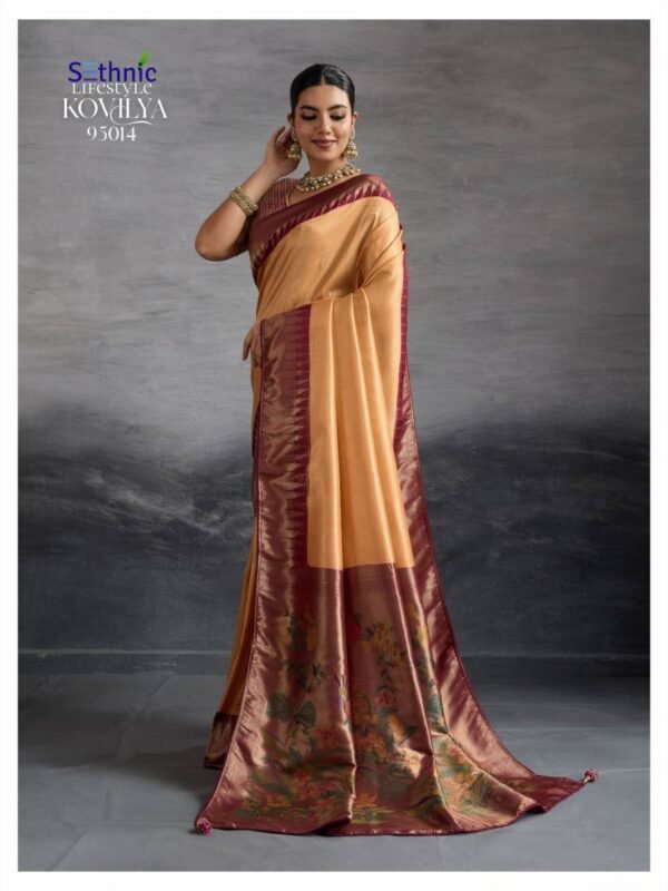 Beautiful Sethnic Kovilya Vol 4 Kanjivaram Fancy Silk Saree Collection Wholesale 2026