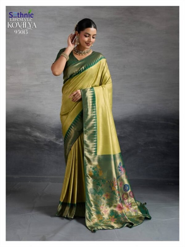 Beautiful Sethnic Kovilya Vol 4 Kanjivaram Fancy Silk Saree Collection Wholesale 2026