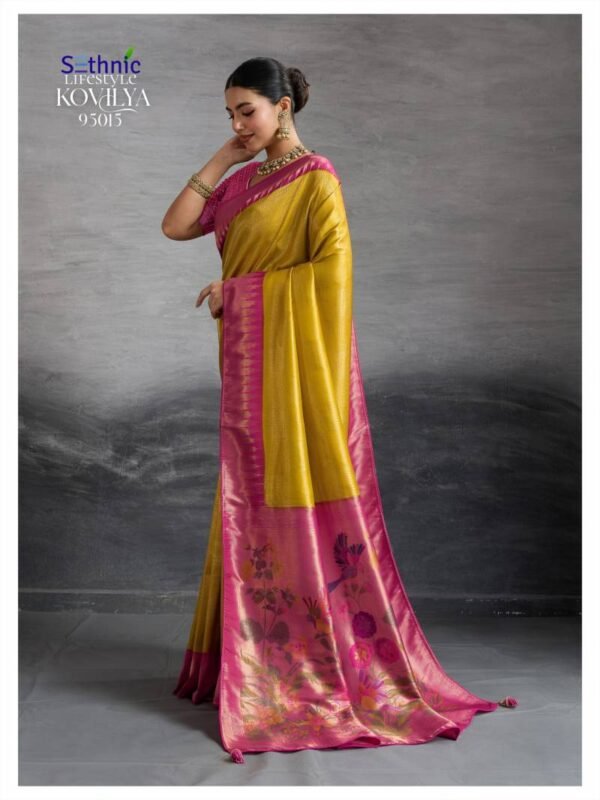 Beautiful Sethnic Kovilya Vol 4 Kanjivaram Fancy Silk Saree Collection Wholesale 2026