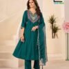 Blue Hills Taj Mahal Vol 15 Roman Silk Readymade Collection Wholesale