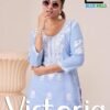 Blue Hills Victoria Vol 25 Rayon WithThread Work Readymade Collection Wholesale