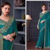Buy Tfh Silver Screen Hit 30002 Silk Chiffon Party Wear Saree Collection Wholesale 2026