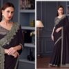 Buy Tfh Silver Screen Hit 30002 Silk Chiffon Party Wear Saree Collection Wholesale 2026