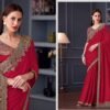 Buy Tfh Silver Screen Hit 30002 Silk Chiffon Party Wear Saree Collection Wholesale 2026