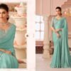 Stylish Tfh Salsa Style 8004 A To F Silver Chiffon Shimmer Saree Collection Wholesale 2026
