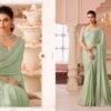 Stylish Tfh Salsa Style 8004 A To F Silver Chiffon Shimmer Saree Collection Wholesale 2026