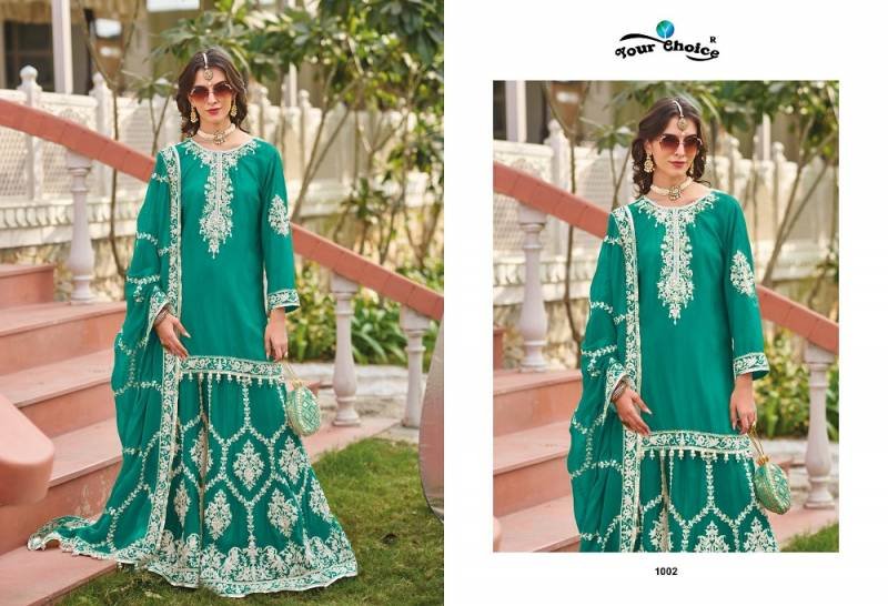 Launching Your Choice Sahiba Chinon Embroidered Salwar Suit Collection Wholesale 2026