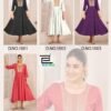 Beautiful Blue Hills Golden Duck Anarkali Gown Readymade Collection Wholesale 2026