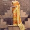 Stylish Kreshva Rasberry Crape Jacquard Border Casual Wear Saree Collection Wholesale 2026
