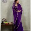 Buy Sethnic Elaris Velvet Chiffon Designer Party Wear Saree Collection Wholesale 2026