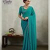 Buy Sethnic Elaris Velvet Chiffon Designer Party Wear Saree Collection Wholesale 2026
