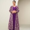 Latest Aashirwad Mor Bagh Gunjan Chinon Silk Indo Western Collection Wholesale 2026
