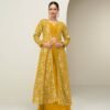 Latest Aashirwad Mor Bagh Gunjan Chinon Silk Indo Western Collection Wholesale 2026