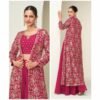 Latest Aashirwad Mor Bagh Gunjan Chinon Silk Indo Western Collection Wholesale 2026