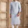 Sumi 3681 Plain Banarasi Art Silk Mens Kurta Pajama Collection Wholesale