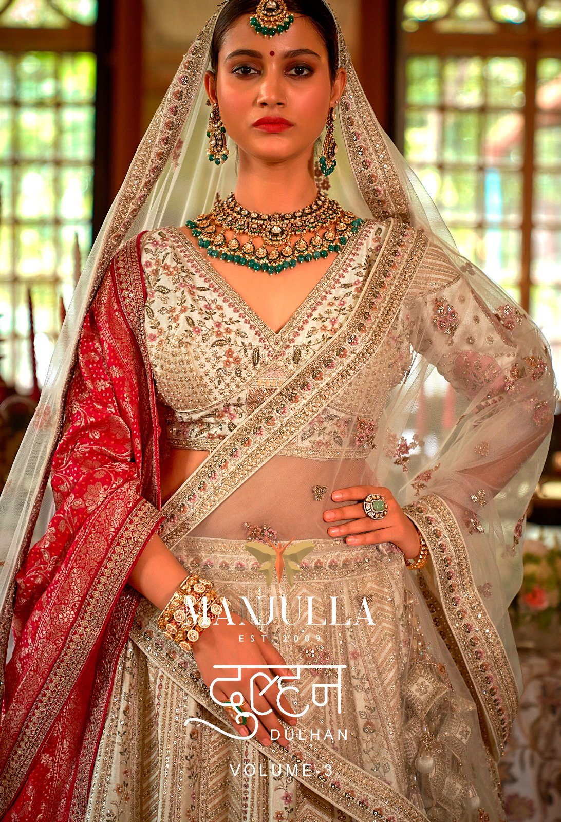 Manjulla Fashion Dulhan Vol 3 Bridal Tone Silk Designer Bridal Lehenga Choli Wholesale