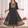 Stylish Blue Hills Sreeleela Rayon Anarkali Gown Embroidery Kurti Collection Wholesale 2026