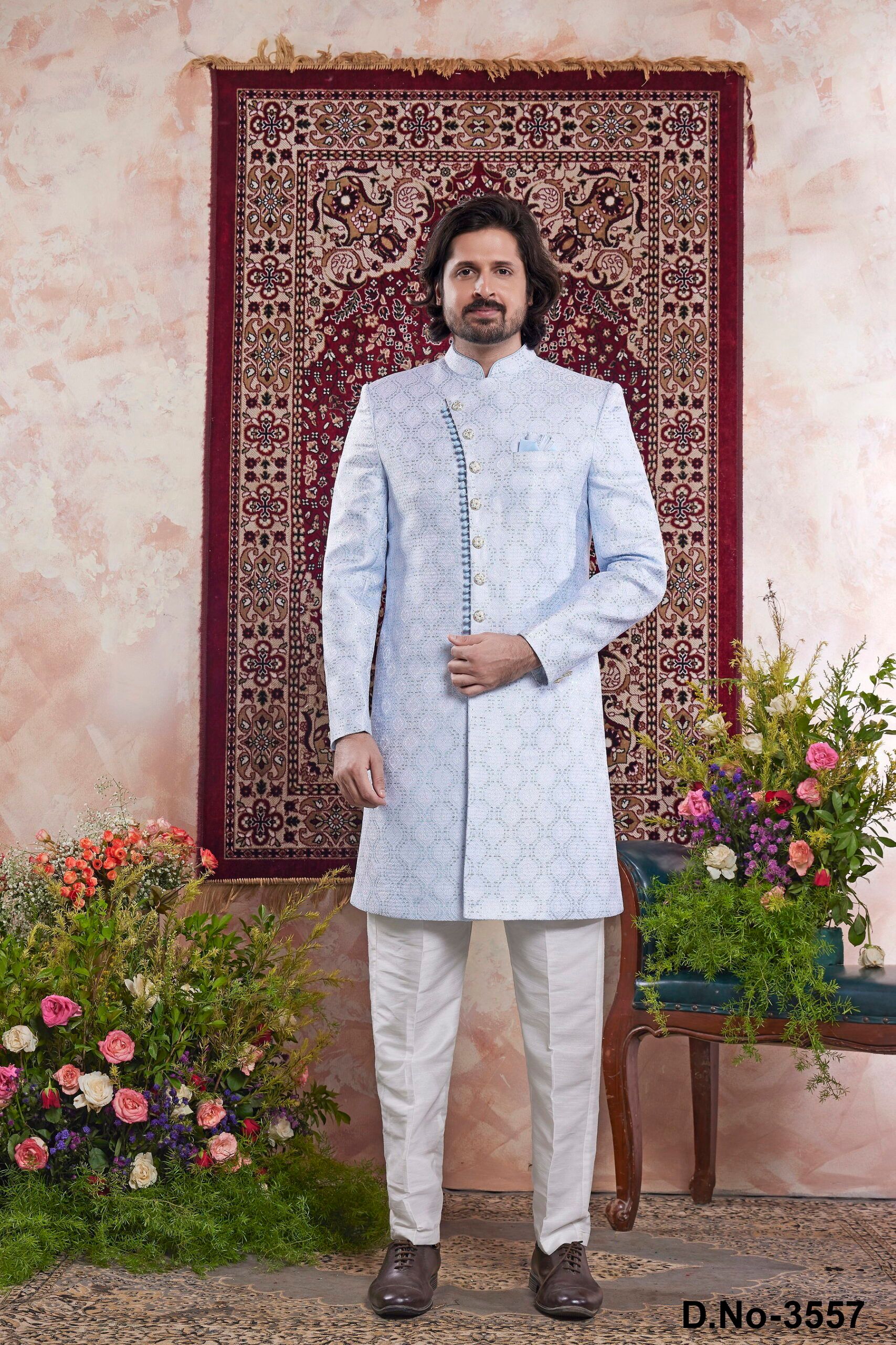 Buy Sumi 3541 Banarasi Jacquard Indo Western Collection Wholesale 2026