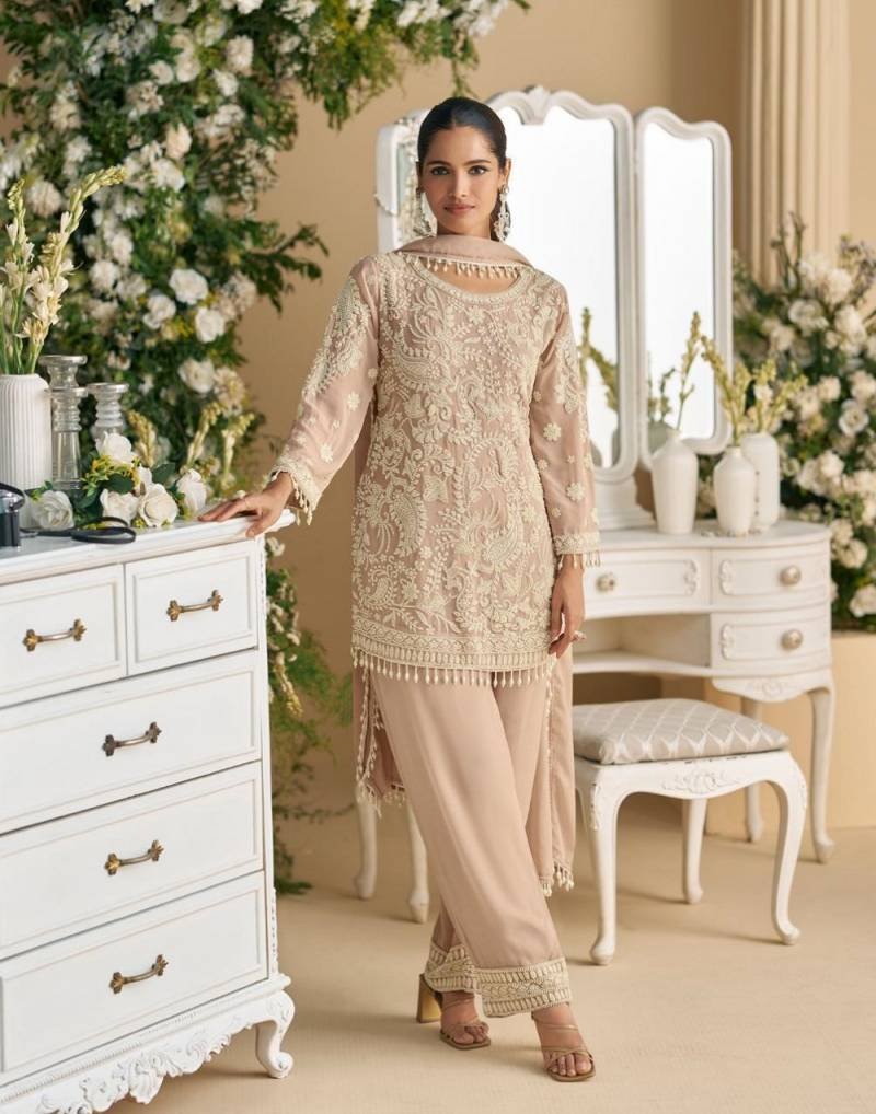 Stylish Sayuri Sana Designer Georgette Embroidered Indo Western Wholesale 2026