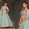 Buy Zeel Golden Palm Designer Georgette Lehenga Collection Wholesale 2026