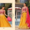 Buy Zeel Golden Palm Designer Georgette Lehenga Collection Wholesale 2026