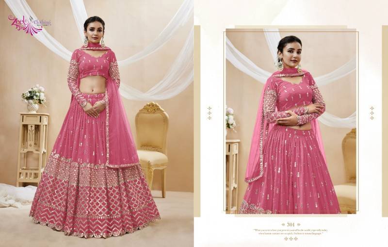 Buy Zeel Expression Vol 1 Wedding Wear Georgette Lehenga Collection Wholesale 2026