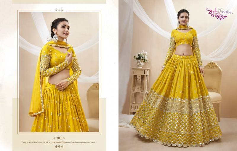 Buy Zeel Expression Vol 1 Wedding Wear Georgette Lehenga Collection Wholesale 2026