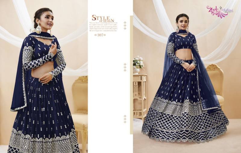 Buy Zeel Expression Vol 1 Wedding Wear Georgette Lehenga Collection Wholesale 2026