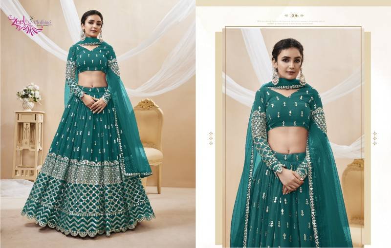 Buy Zeel Expression Vol 1 Wedding Wear Georgette Lehenga Collection Wholesale 2026