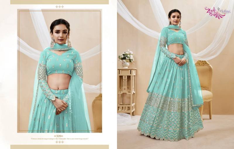 Buy Zeel Expression Vol 1 Wedding Wear Georgette Lehenga Collection Wholesale 2026