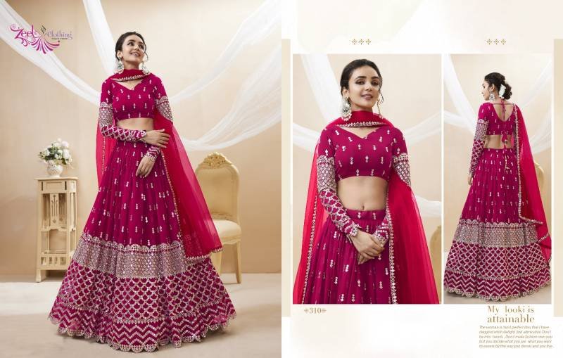 Buy Zeel Expression Vol 1 Wedding Wear Georgette Lehenga Collection Wholesale 2026