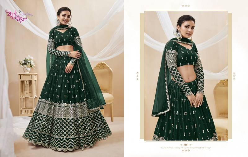 Buy Zeel Expression Vol 1 Wedding Wear Georgette Lehenga Collection Wholesale 2026