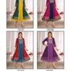Stylish Blue Hills Trisha Rayon Anarkali Embroidery Work Kurtis Collection Wholesale 2026
