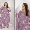 Launching Moksh Plus Size Glory Vol 3 Lichi Rayon Handwork Kurti Pant And Dupatta Wholesale 2026