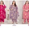 Launching Moksh Plus Size Glory Vol 3 Lichi Rayon Handwork Kurti Pant And Dupatta Wholesale 2026