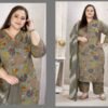 Latest Moksh Plus Size Glory Vol 2 Rayon Handwork Kurti Pant And Dupatta Wholesale 2026