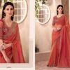 Stylish Tfh Sandal Wood 15 Designer Party Wear Fancy Saree Collection Wholesale 2026