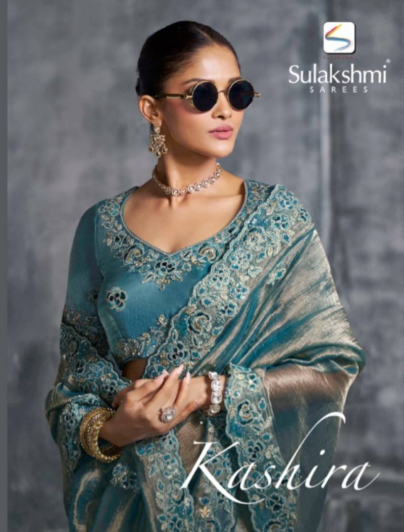 Sulakshmi Kashira Silk Work Designer Party Wear Saree Collection Wholesale