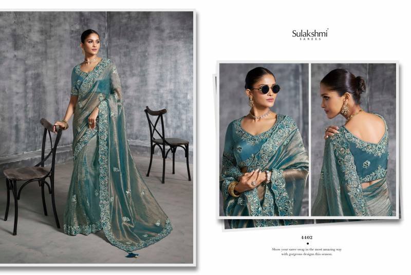 Buy Sulakshmi Kashira Silk Work Designer Party Wear Saree Collection Wholesale 2026