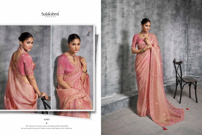 Buy Sulakshmi Kashira Silk Work Designer Party Wear Saree Collection Wholesale 2026