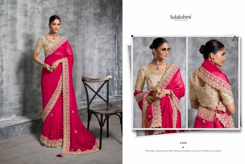 Buy Sulakshmi Kashira Silk Work Designer Party Wear Saree Collection Wholesale 2026