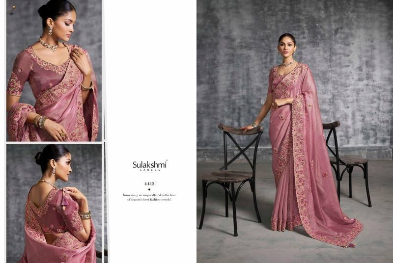 Buy Sulakshmi Kashira Silk Work Designer Party Wear Saree Collection Wholesale 2026