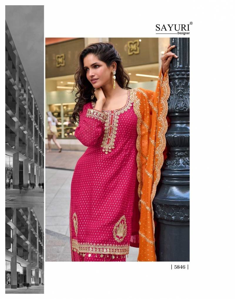 Beautiful Sayuri Swati Viscose Simar Embroidered Designer Salwar Kameez Wholesale 2026