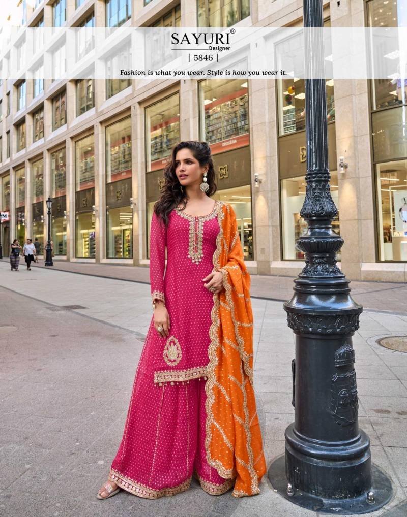 Beautiful Sayuri Swati Viscose Simar Embroidered Designer Salwar Kameez Wholesale 2026