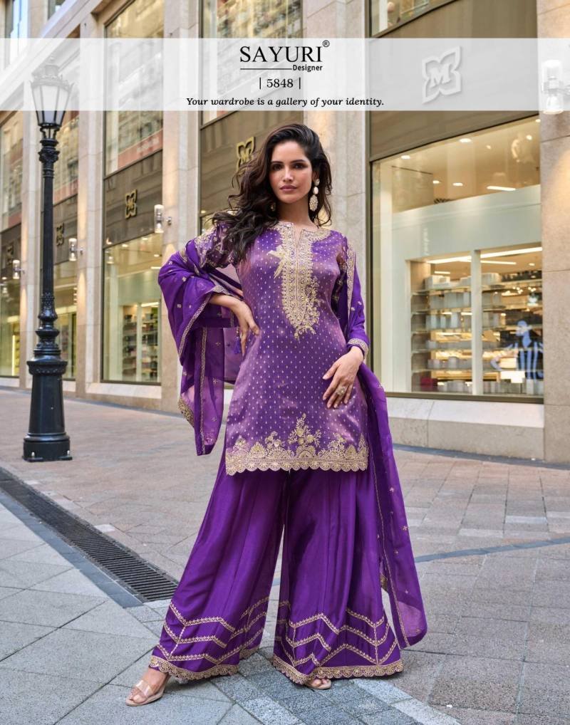 Beautiful Sayuri Swati Viscose Simar Embroidered Designer Salwar Kameez Wholesale 2026