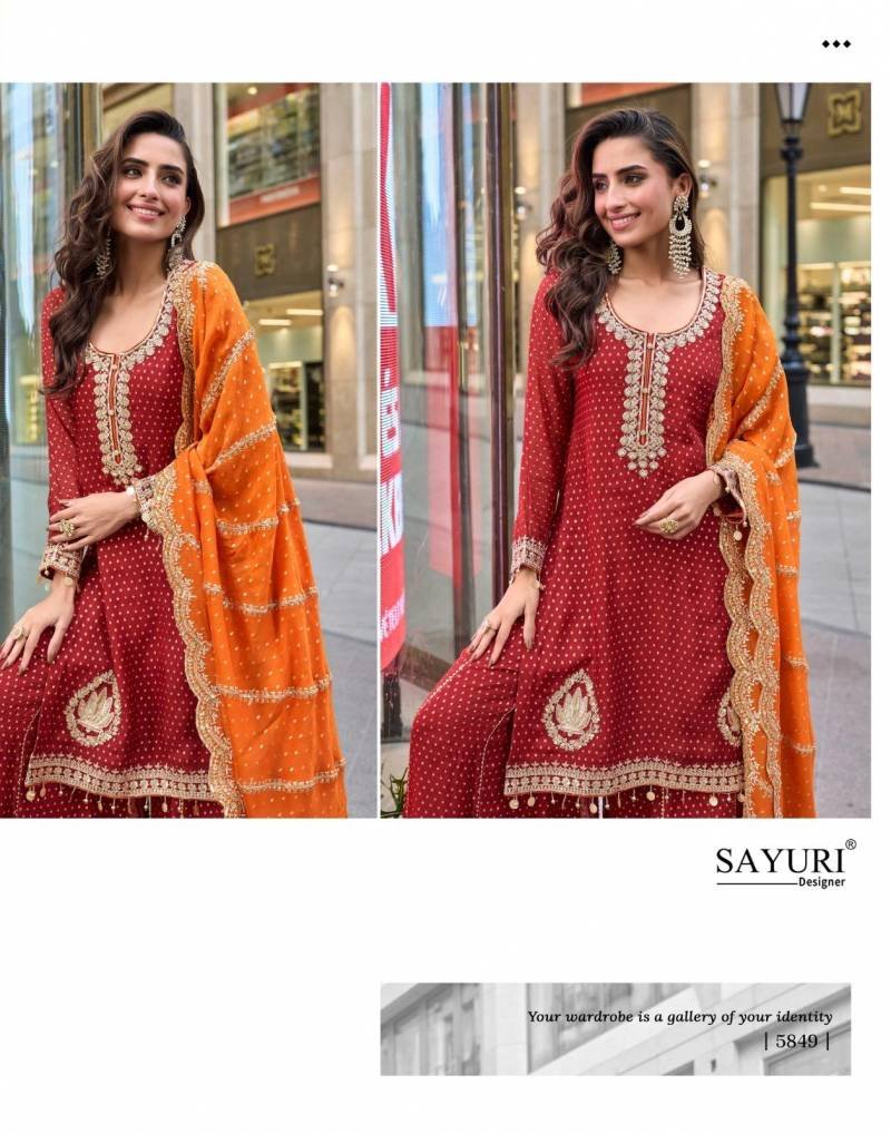 Beautiful Sayuri Swati Viscose Simar Embroidered Designer Salwar Kameez Wholesale 2026