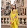 Buy Sayuri Melodi Chinon Jacquard Silk Designer Top Bottom And Shrug Wholesale 2026