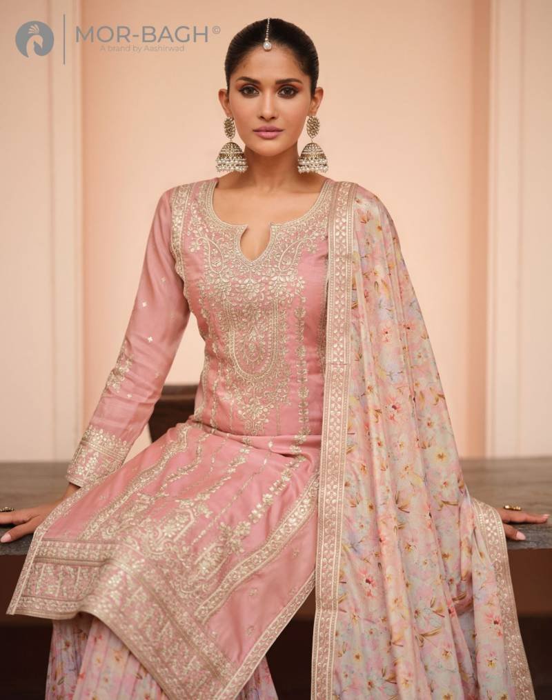 Beautiful Aashirwad Mor Bagh Sonali Simar Silk Designer Work Salwar Kameez Wholesale 2026