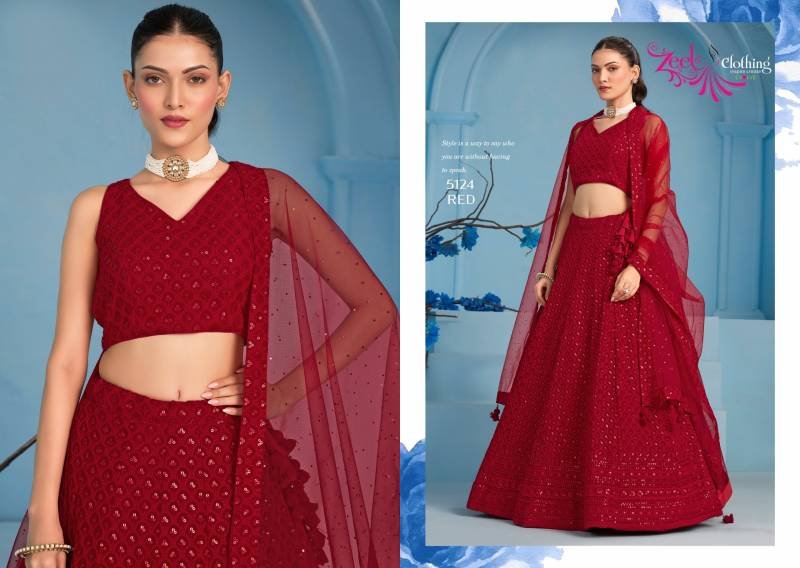 Latest Zeel Florance Vol 3 Georgette Designer Party Wear Lehenga Choli Collection Wholesale 2026
