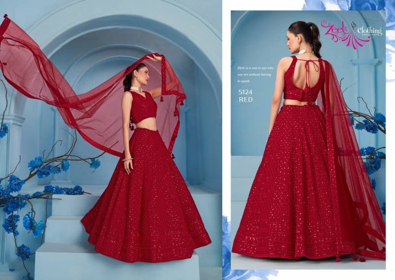 Latest Zeel Florance Vol 3 Georgette Designer Party Wear Lehenga Choli Collection Wholesale 2026